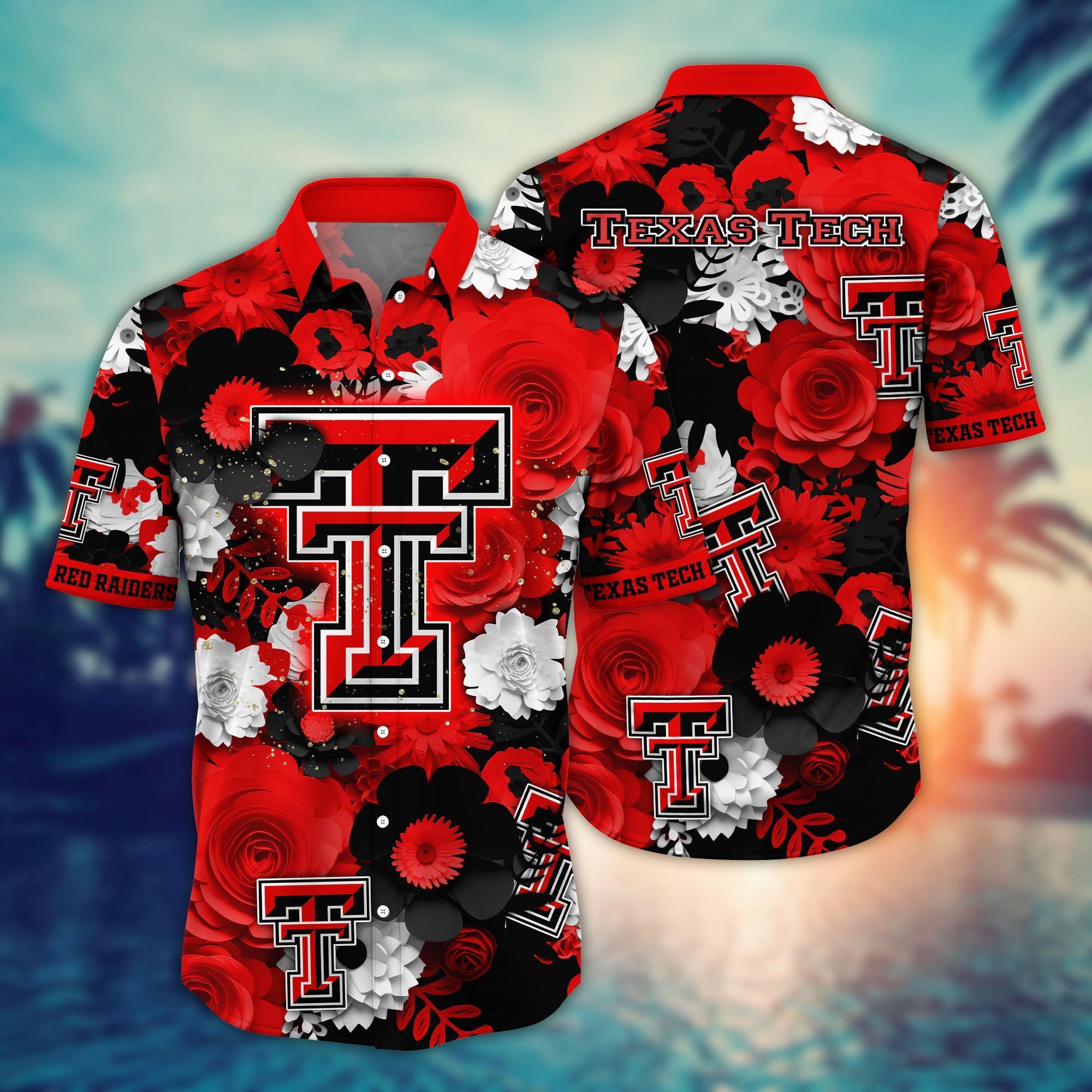 Texas Tech Red Raiders NCAA Flower Hawaii Shirt For Fans Style 35