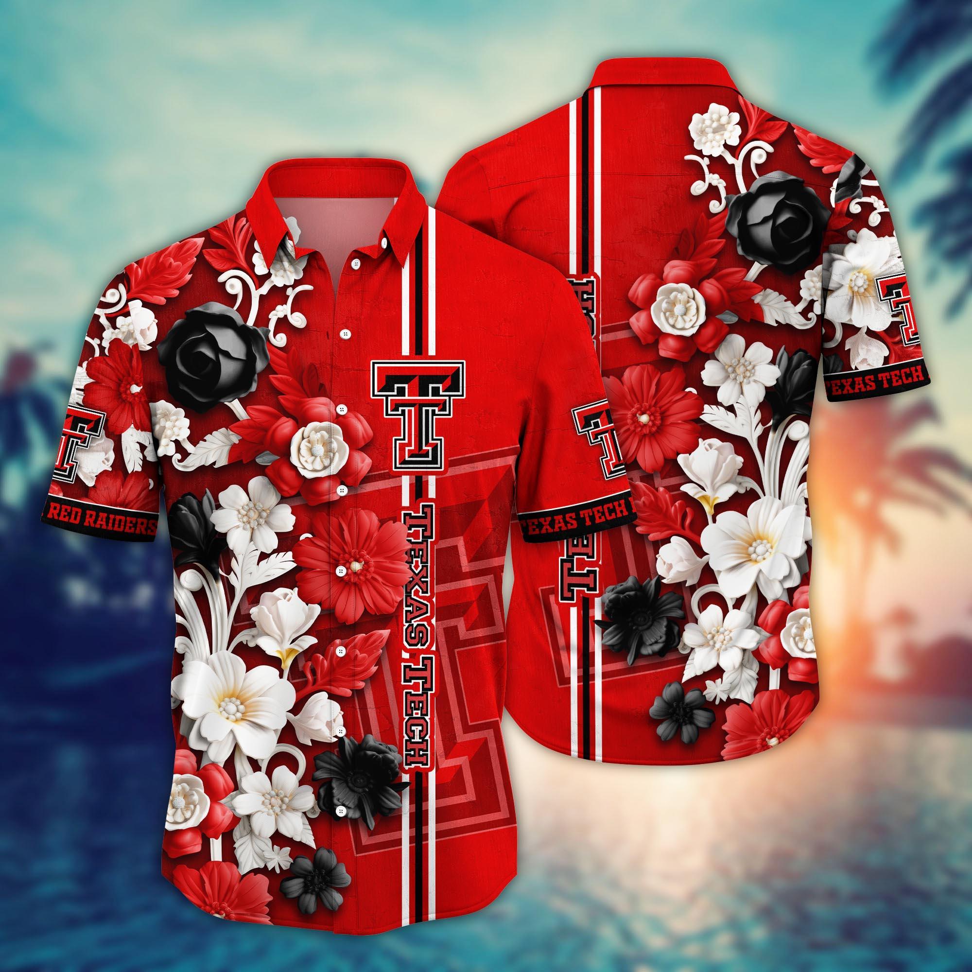 Texas Tech Red Raiders NCAA Flower Hawaii Shirt For Fans Style 36