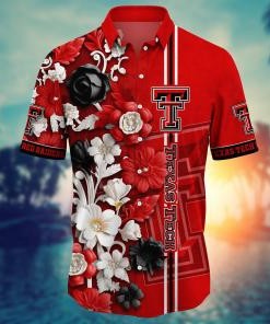 Texas Tech Red Raiders NCAA Flower Hawaii Shirt For Fans Style 36