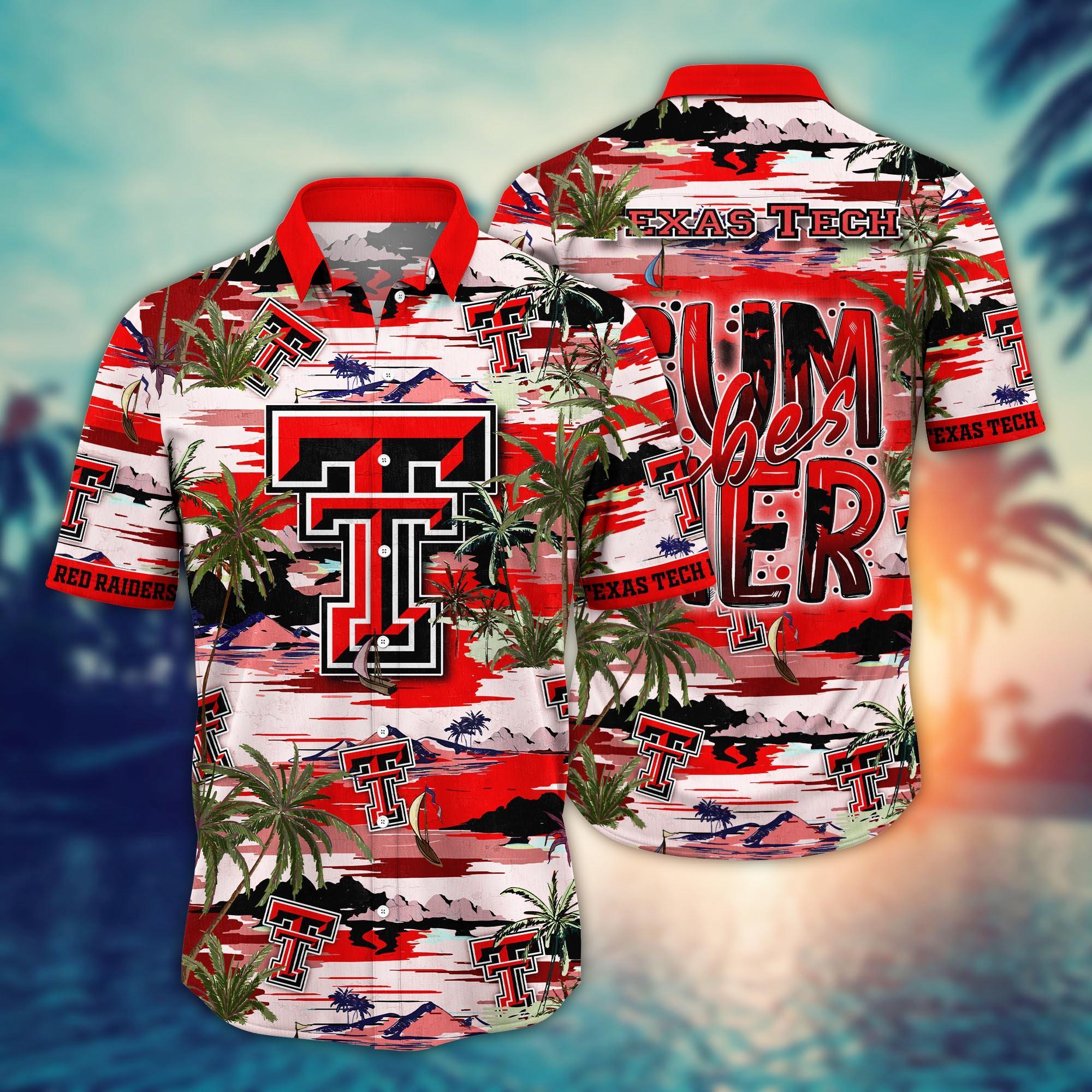 Texas Tech Red Raiders NCAA Flower Hawaii Shirt For Fans Style 9