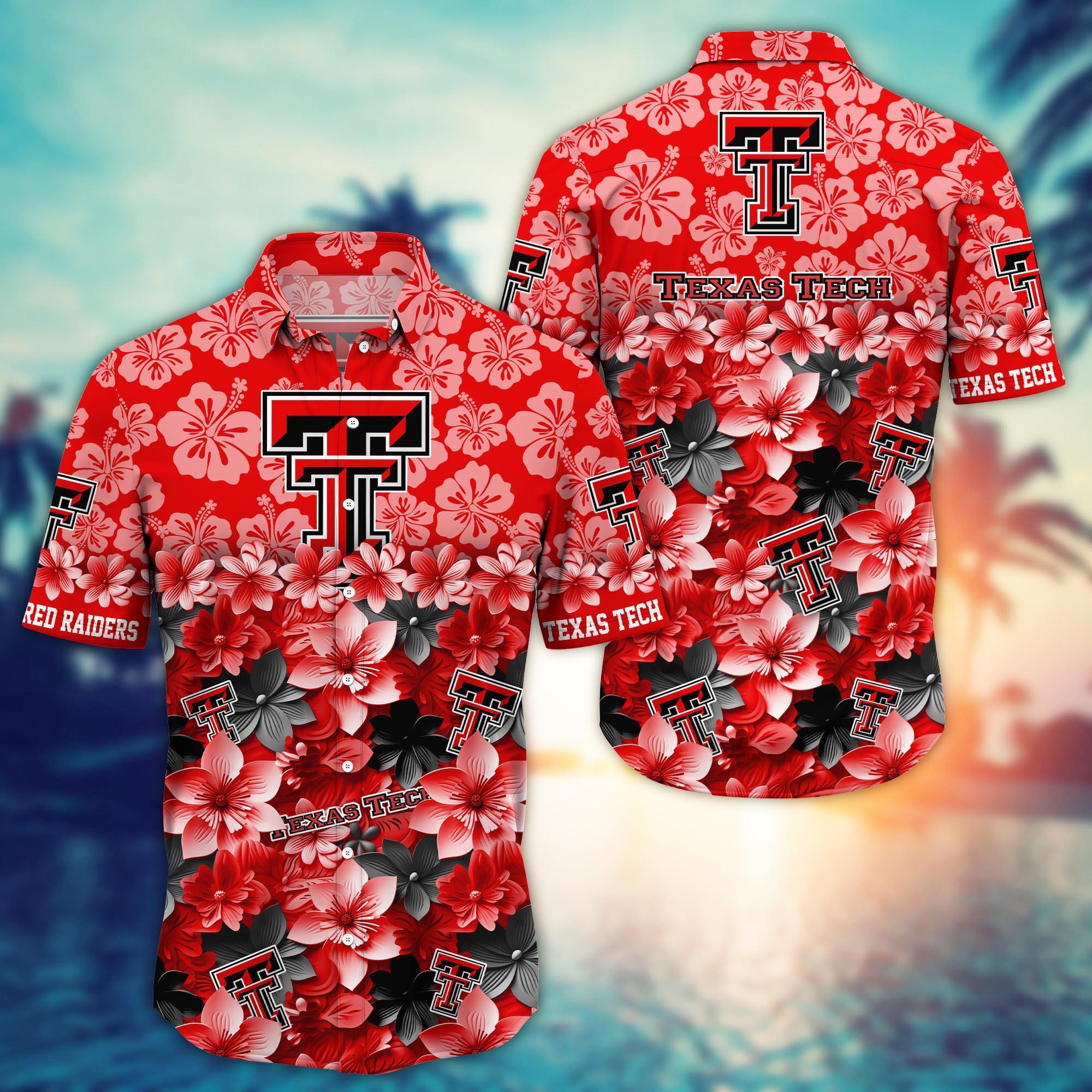 Texas Tech Red Raiders NCAA Hawaiian Shirt Gift For Fan