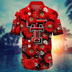 Texas Tech Red Raiders NCAA Hawaiian Shirt for This Summer Customize Shirt Any Team