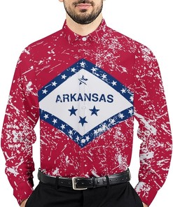 The Arkansas Razorbacks Floral Full Print Hawaiian Shirt -