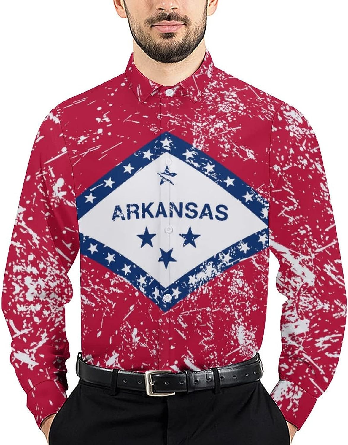 The Arkansas Razorbacks Floral Full Print Hawaiian Shirt -