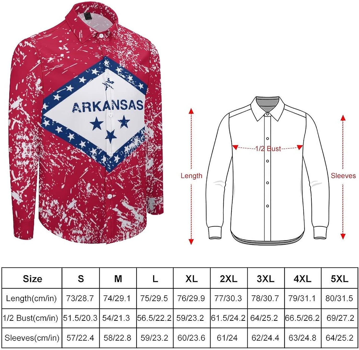 The Arkansas Razorbacks Floral Full Print Hawaiian Shirt -