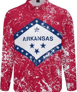 The Arkansas Razorbacks Floral Full Print Hawaiian Shirt -