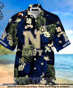 This Flag Offends You? High-Quality Navy Midshipmen Summer Beach Hawaiian Shirt