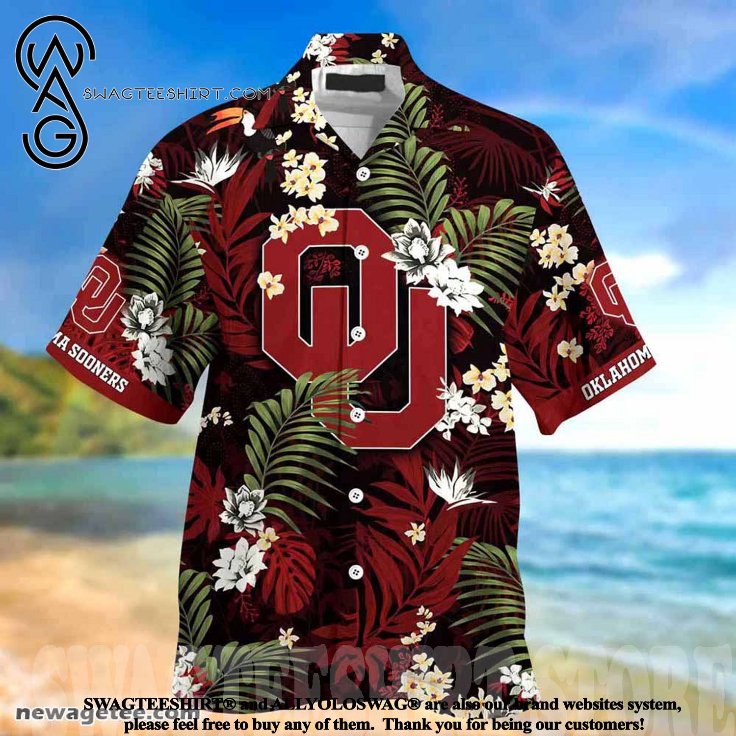 This Flag Offends You? High-Quality Oklahoma Sooners Summer Beach Hawaiian Shirt