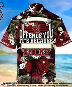 This Flag Offends You? High-Quality Oklahoma Sooners Summer Beach Hawaiian Shirt
