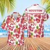 Trending Houston Cougars Tropical Hawaiian Summer Outfit for Men 