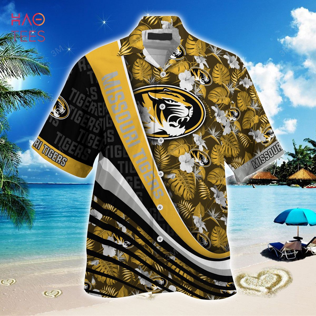 Trending Missouri Tigers Summer Hawaiian Shirt with Tropical Flower Pattern