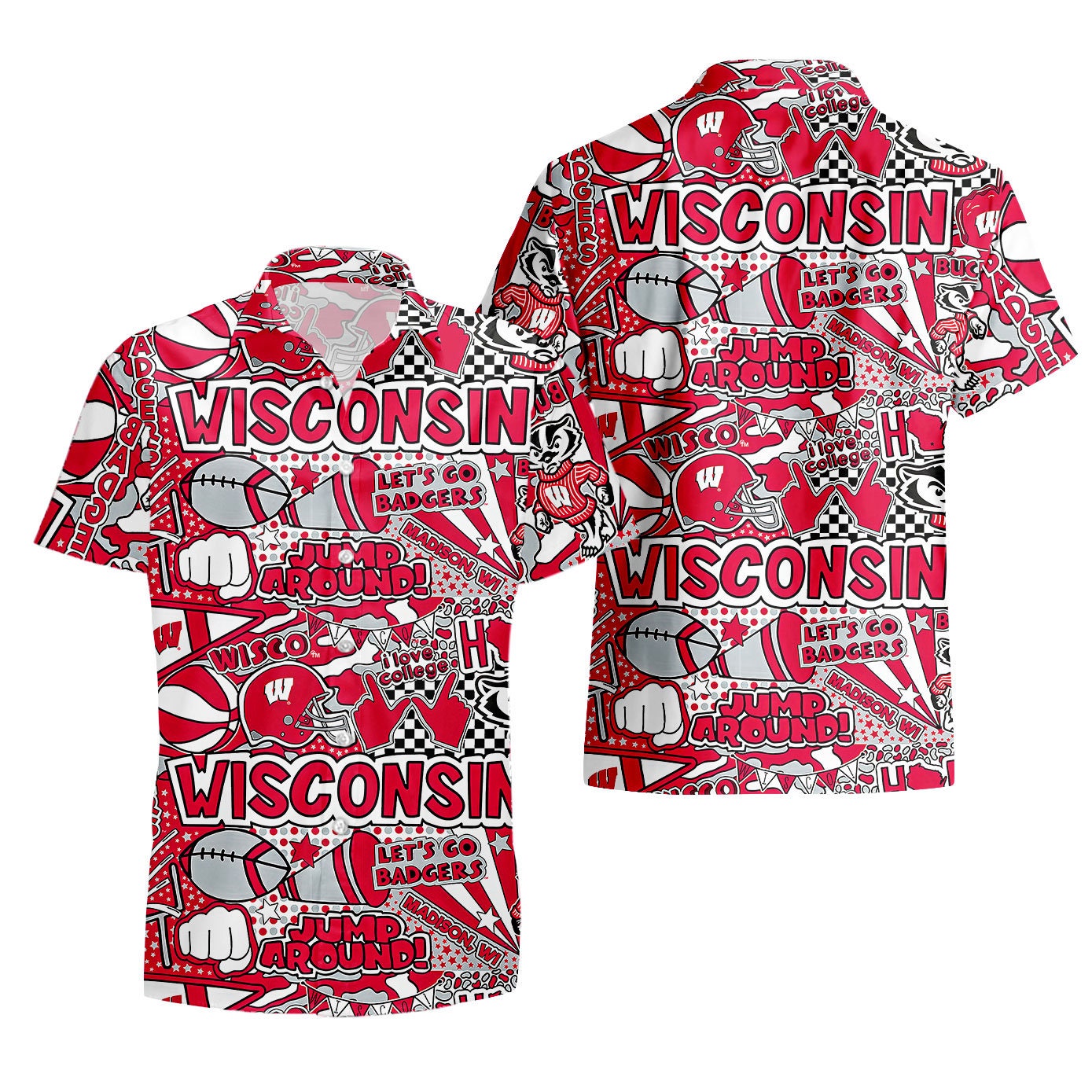 Trending Now NCAA Wisconsin Badgers Hawaiian Shirt