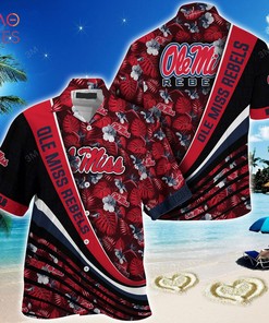 Trending Ole Miss Rebels Summer Hawaiian Shirt with Tropical Flower Pattern for Fans