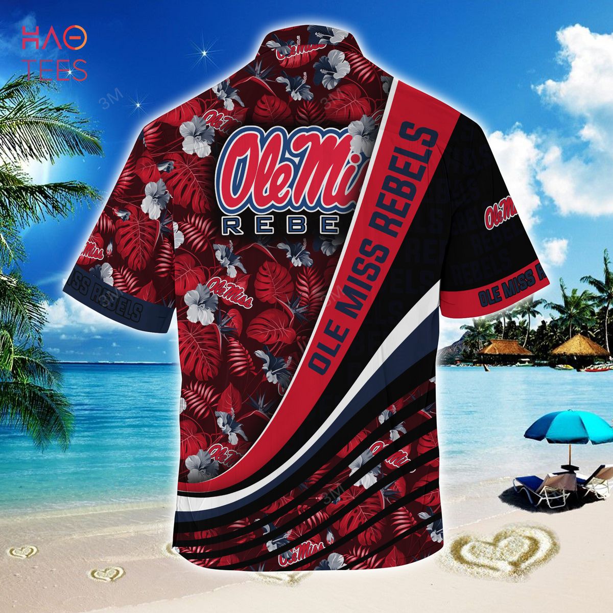 Trending Ole Miss Rebels Summer Hawaiian Shirt with Tropical Flower Pattern for Fans