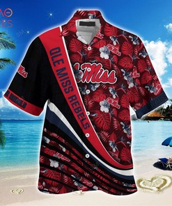 Trending Ole Miss Rebels Summer Hawaiian Shirt with Tropical Flower Pattern for Fans