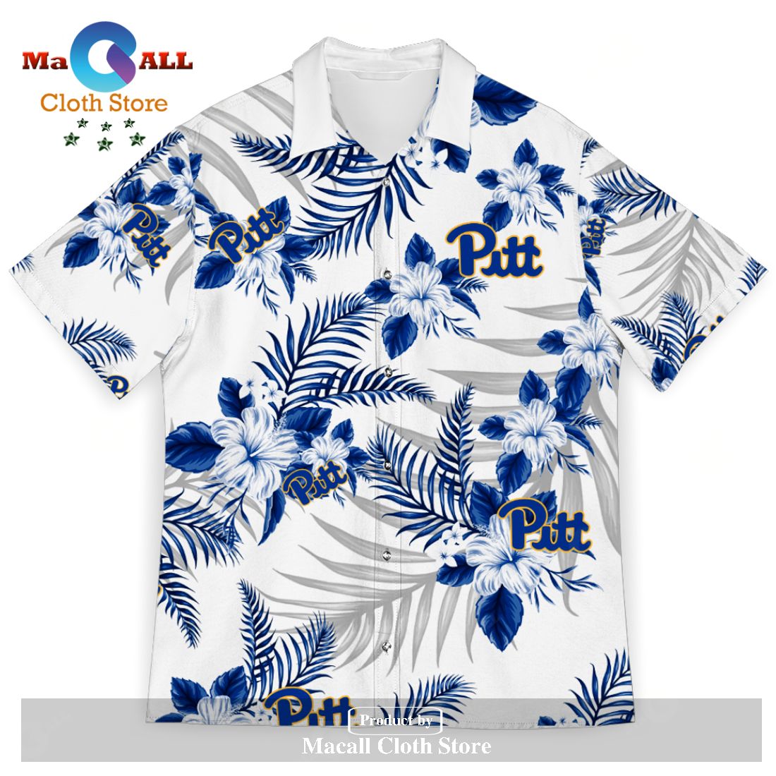 Trending Pittsburgh Panthers Sports American Hawaiian Tropical Patterns Hawaii Shirt