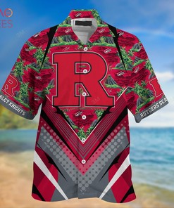 Trending Rutgers Scarlet Knights Summer Hawaiian Shirt and Shorts Set for Sports Fans