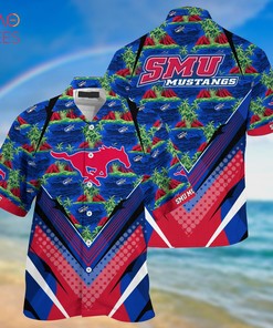 Trending SMU Mustangs Summer Hawaiian Shirt and Shorts Set for Sports Fans