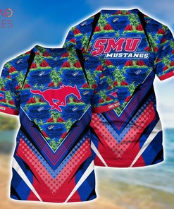 Trending SMU Mustangs Summer Hawaiian Shirt and Shorts Set for Sports Fans