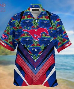 Trending SMU Mustangs Summer Hawaiian Shirt and Shorts Set for Sports Fans