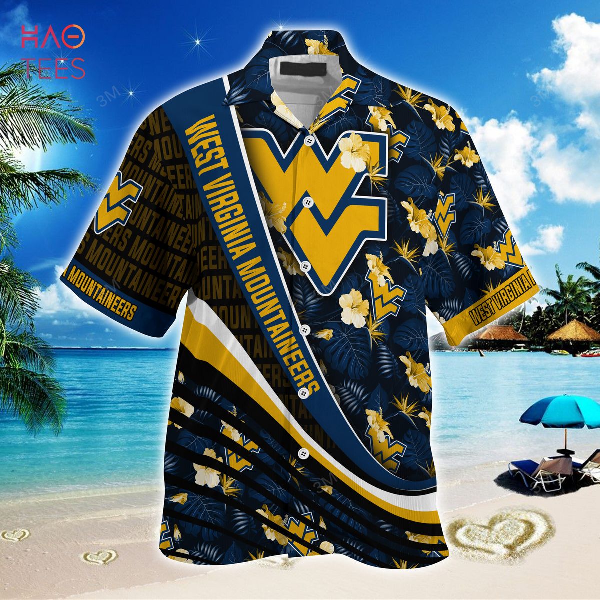 Trending West Virginia Mountaineers Hawaiian Shirt, Perfect Gift for Summer