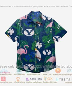 Trendy BYU Cougars Floral Button-Up Shirt - Great for Any Occasion 