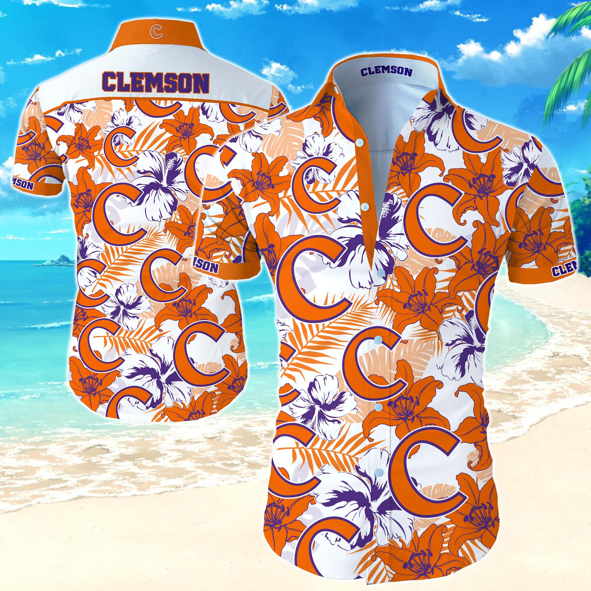 Trendy Clemson Tigers Hawaiian Shirt for Football Fans