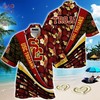 Trendy Summer Look: USC Trojans Summer Hawaiian Shirt with Tropical Flower Pattern 