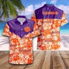 Tropical Beach Clemson Tigers Hawaiian Shirt for Ocean Lovers