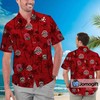 Tropical Beach Coconut Tree Ohio State Buckeyes Hawaiian Shirt for Summer