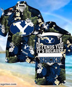 Tropical Boston College Eagles Short Sleeve Hawaiian Shirt - High Quality