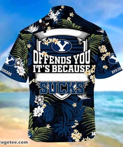 Tropical Boston College Eagles Short Sleeve Hawaiian Shirt - High Quality