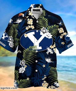 Tropical Boston College Eagles Short Sleeve Hawaiian Shirt - High Quality