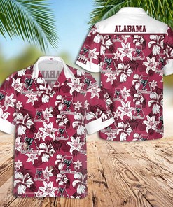 Tropical Floral Hawaiian Shirt for Men and Women, Alabama Themed