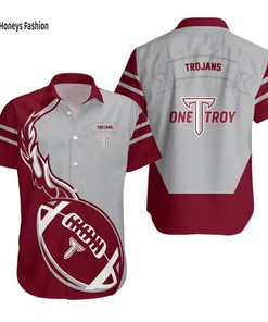 Troy Trojans Genuine NCAA Hawaiian Shirt