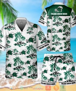 Tulane Green Wave Hawaiian Shirt And Shorts - Perfect Outfit for Game Day or Any Day