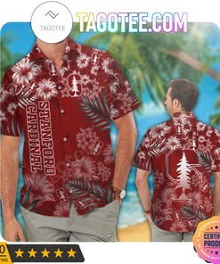 Turn Up the Heat with Stanford Cardinal Aloha Hawaii Shirt and Beach Short