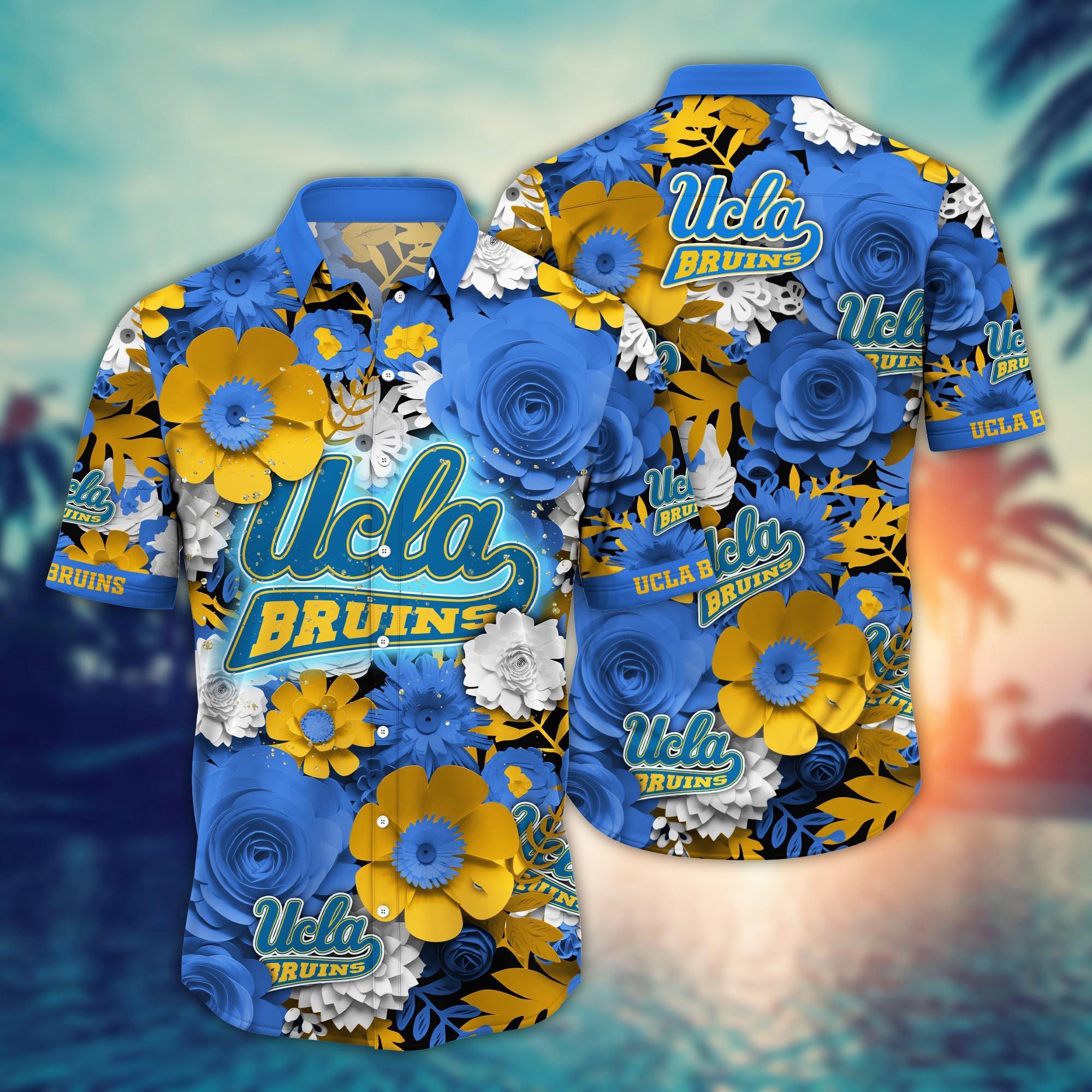 UCLA Bruins NCAA Flower Hawaii Shirt For Fans Style 35