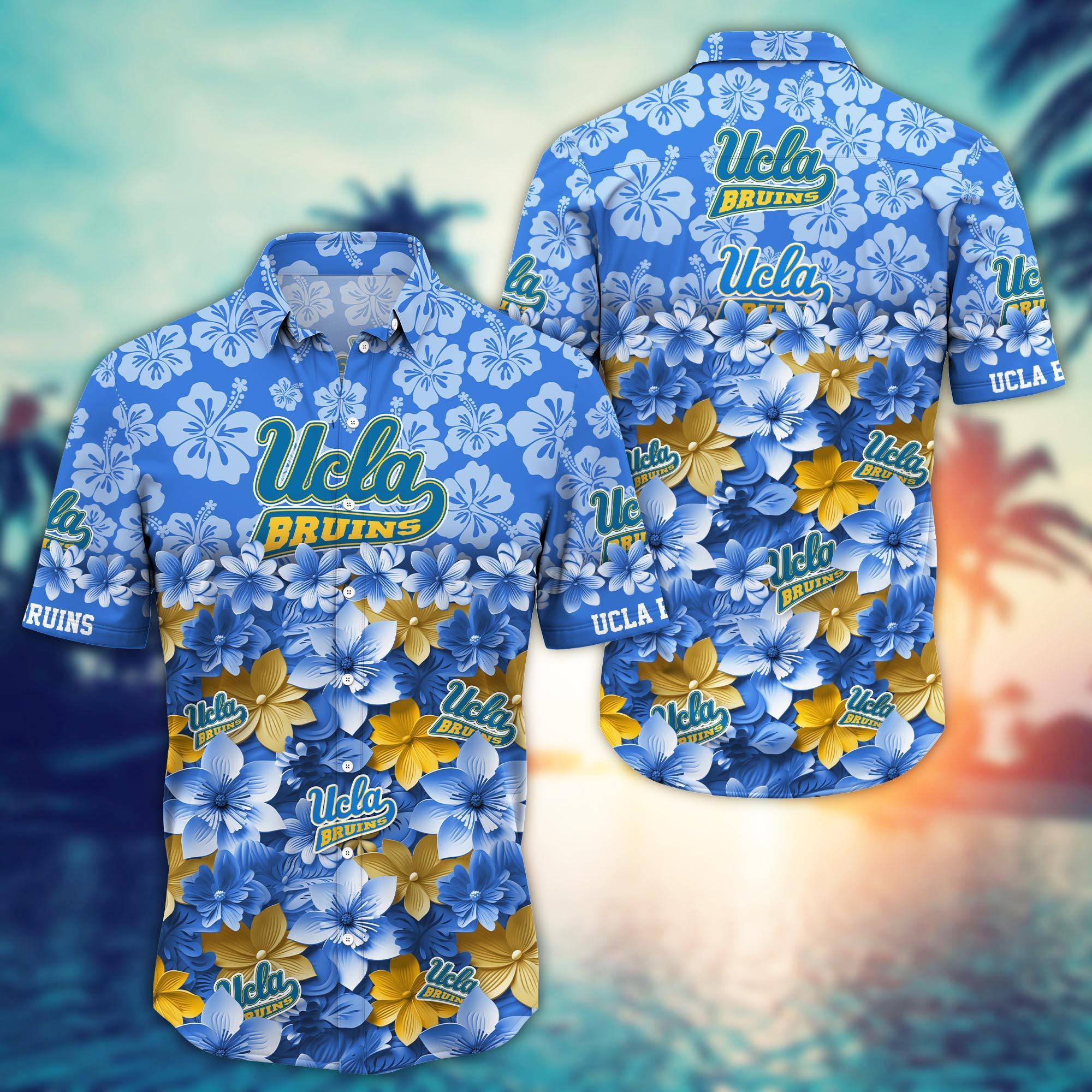 UCLA Bruins NCAA Hawaiian Shirt Gift For Fan