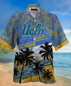 UCLA Bruins NCAA Palm Tree Pattern Hawaii Shirt For Sports Fans