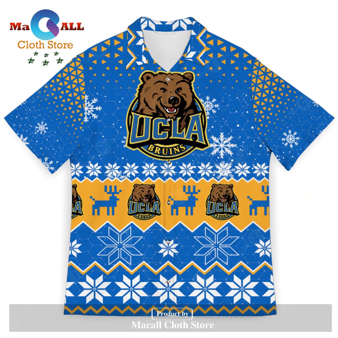 UCLA Bruins Sports Football American Ugly Christmas Hawaiian Shirt for Fans