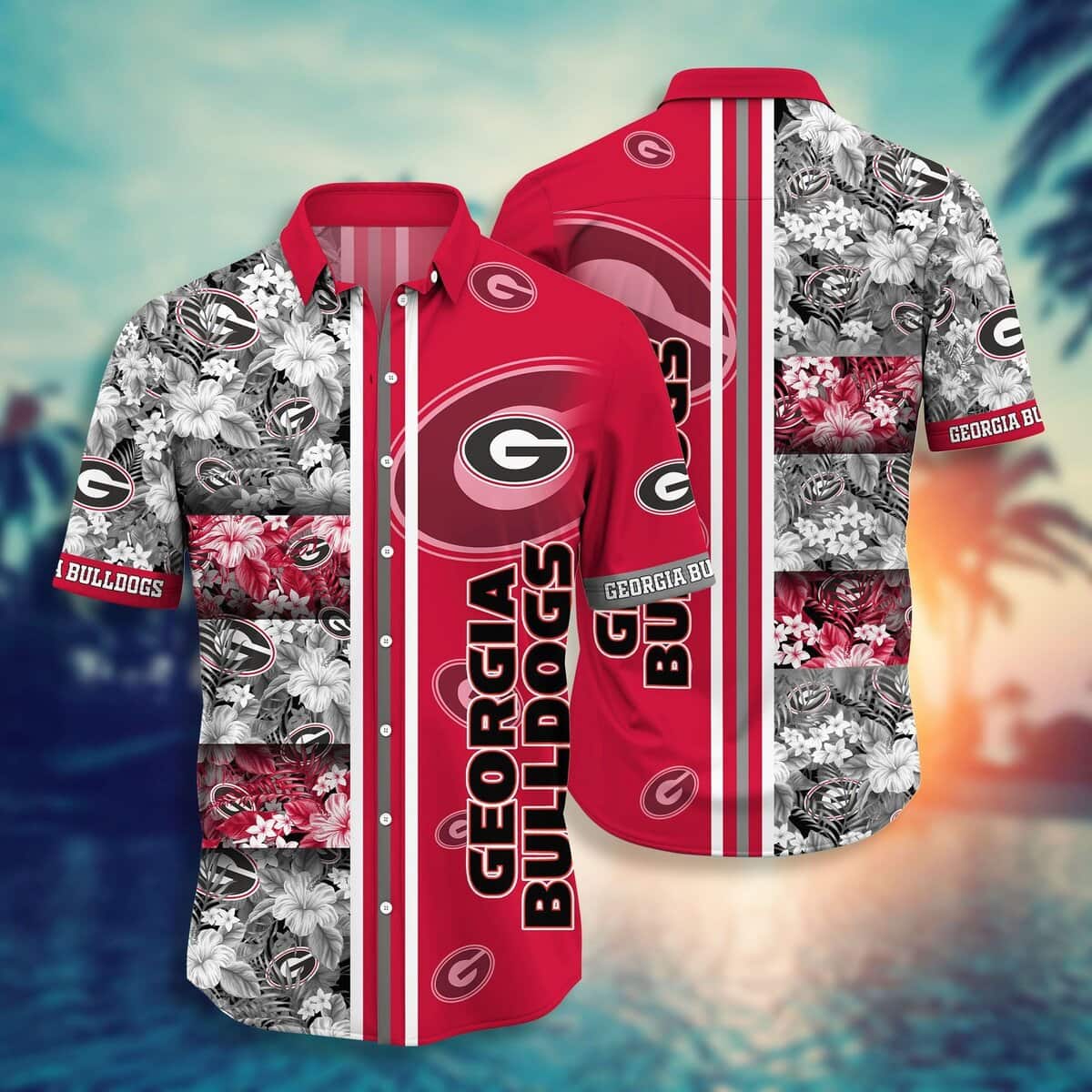 UGA Hawaiian Shirt - Birthday Gift For Beach Lovers From Georgia Bulldogs