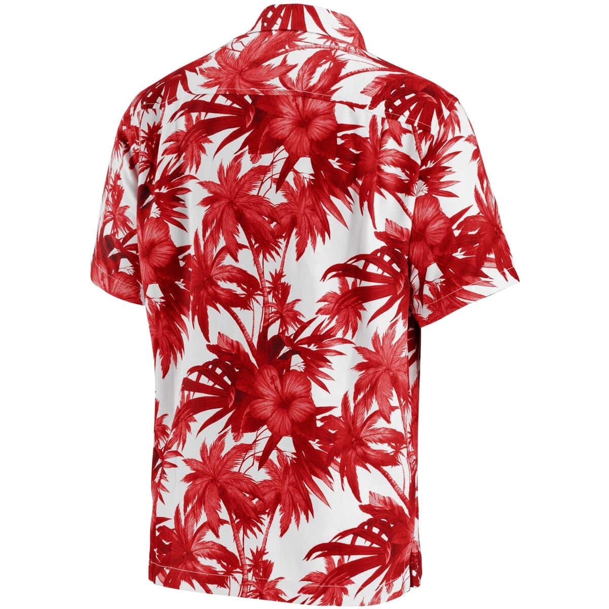 UGA Hawaiian Shirt - Hibiscus Flower Design For Football Lovers From Georgia Bulldogs