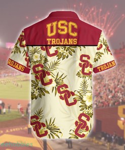 USC Trojans Floral Hawaiian Shirt and Shorts - Perfect for Sports Enthusiasts