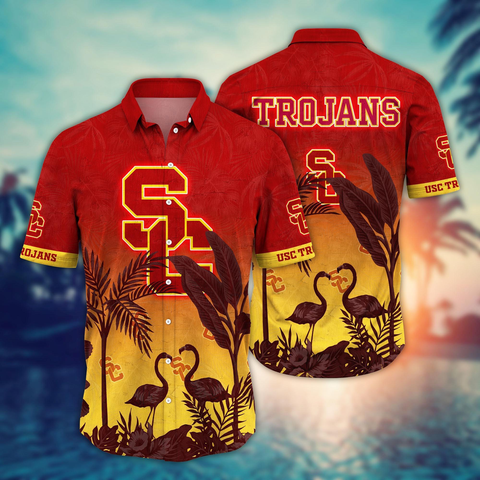 USC Trojans NCAA Flower Hawaii Shirt For Fans Style 10