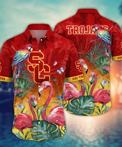 USC Trojans NCAA Flower Hawaii Shirt For Fans Style 11