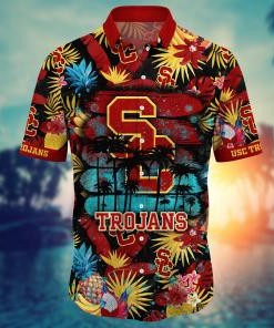 USC Trojans NCAA Flower Hawaii Shirt For Fans Style 14