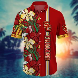 USC Trojans NCAA Flower Hawaii Shirt For Fans Style 15