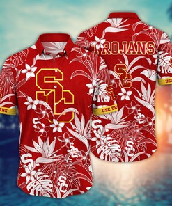 USC Trojans NCAA Flower Hawaii Shirt For Fans Style 16