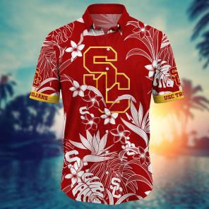 USC Trojans NCAA Flower Hawaii Shirt For Fans Style 16